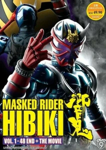 DVD Masked Kamen Rider Hibiki (Vol.1-49End + Movies) English Subtitle NTSC - Foto 1 di 2