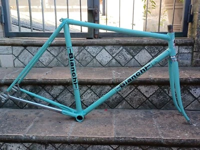 Bianchi Specialissima Professionale Telaio E Forcella Acciaio Speciale Foto 1 de 4