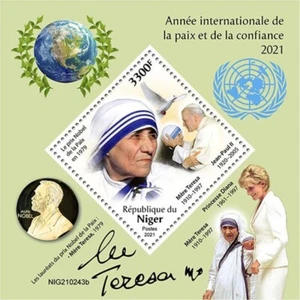 Níger - Año Internacional de Paz y Confianza 2021 - Hoja de recuerdo de estampillas - NIG210243b - Imagen 1 de 1