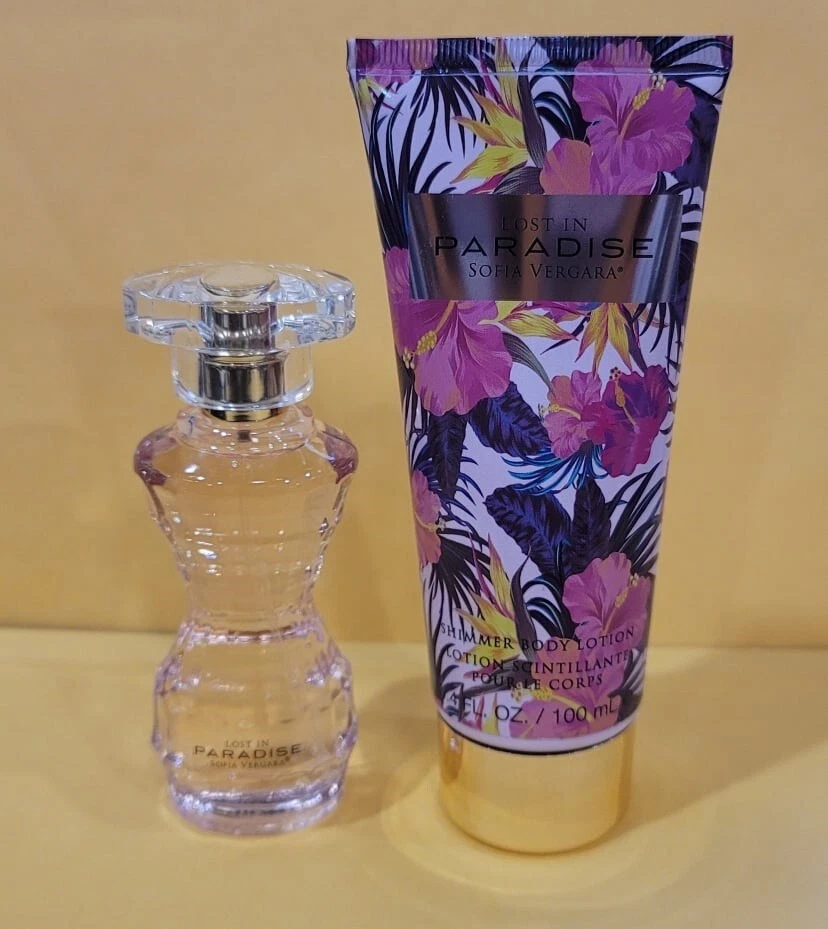 Sofia Vergara LOST IN PARADISE Perfume Women 2 pc 1.0 oz EDP Spray + BODY LOTION - Image 1 of 1