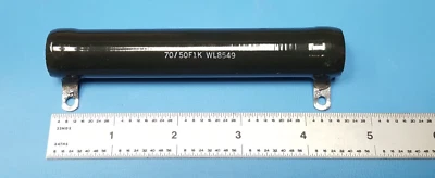 FIXED POWER RESISTOR, 70/50F1K, WARD LEONARD, 1 Kohm, 5%. 50W, 5905-01-099-3608 - Image 1 of 3