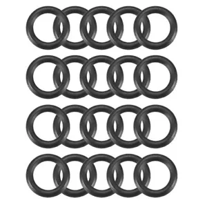 20pcs 12mm x 2mm Nitrile Butadiene Rubber O Ring Oil Sealing Ring Gasket Black # - Picture 1 of 4