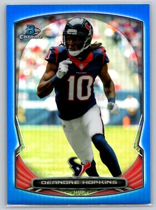 DeAndre Hopkins 2014 Bowman Chrome Blue Refractor /199 #83 Houston Texans - Picture 1 of 2