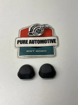 2004-2009 Nissan 350Z Convertible Upper Seat Belt Bolt Cover Set Pair OEM 221 - Image 1 of 4