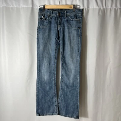 Pantalones de mezclilla para mujer Divine Rights of Denim talla 27 corte boot tiro bajo Foto 1 de 4