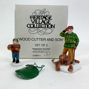 DEPT 56 Holzschneider und Sohn 5986-2 2er Set Heritage Village Collection - Bild 1 von 24