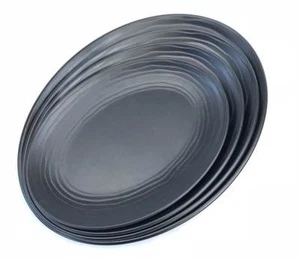 Melamine Oval Plate Platter Appetizer Sushi Sashimi Serving Dish 8.8"~12" Plates - Picture 1 of 11