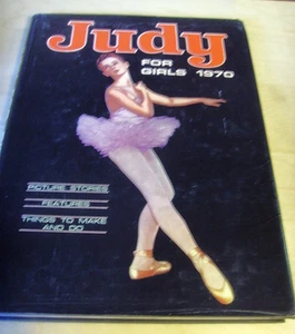 DC THOMSON JUDY FOR GIRLS 1970 HB+DJ VGC - Bild 1 von 1