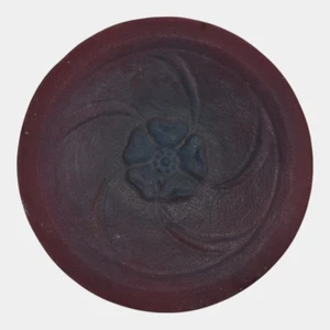 Van Briggle 1907-12 Vintage Kunstkeramik lila Teller 16 - Bild 1 von 6