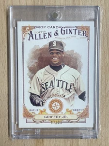 Ken Griffey Jr #'d /50 - 2016 Topps Allen & Ginter Rip Cards UNRIPPED SP HOF - Picture 1 of 2