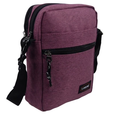 Bolso de hombro de viaje Lorenz compacto denim look cruzado Foto 1 de 4