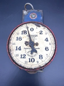 Vintage Hanson Scale Co. 20 libbre fattoria scala da appendere funziona correttamente - Foto 1 di 6