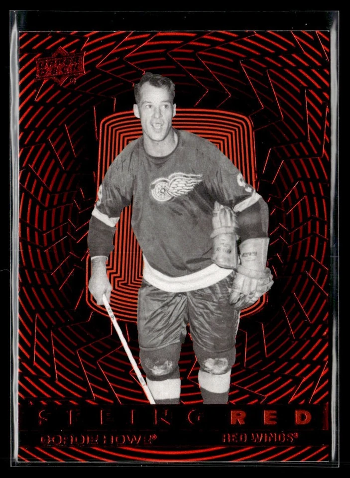 2023-24 Upper Deck Extended Series Seeing Red #SR-36 Gordie Howe - Image 1 of 2
