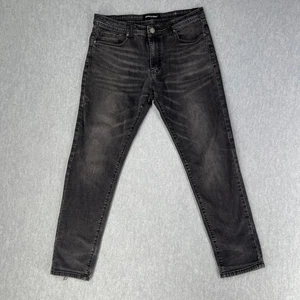 Jackson & Driggs Jeans Herren 34 Schwarz Denim Straight Leg 5-Pockets Stretch 34Wx30L - Bild 1 von 14