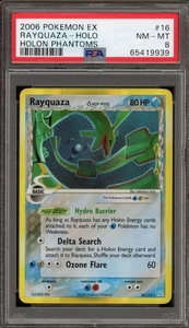 Pokemon Rayquaza EX Holon Phantoms Holo Rare #16 PSA 8 - Picture 1 of 2