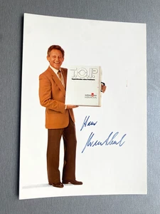 HANS ROSENTHAL (†1987) "Dalli Dalli" signed Autogrammkarten 15x21 Autogramm - Picture 1 of 1
