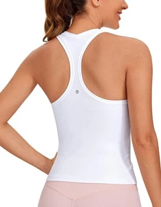 YOGA Butterluxe Racerback Workout Tank Tops for Women Tight Sleeveless Medium - Picture 1 of 5