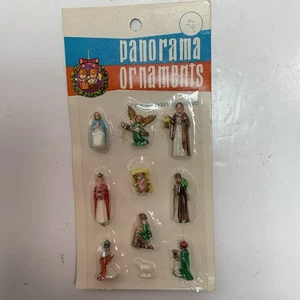 VINTAGE Mini NATIVITY Figures - Christmas Decorations - Hong Kong 1978 - SEALED - Picture 1 of 3