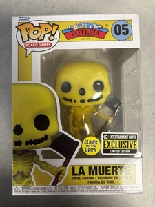 Funko Pop! Board Games Loteria #05 La Muerte GITD Entertainment Earth Exclusive  - Foto 1 di 6