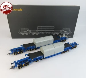 OO Gauge Accurascale ACC2400-KUA KU001A KUA Nuclear Flask Wagons - Picture 1 of 10