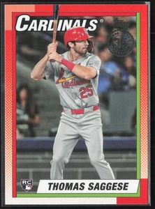 2025 Topps #90B2-30 Thomas Saggese 1990 Topps béisbol 35 aniversario - Imagen 1 de 2