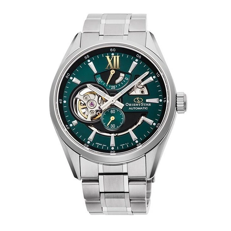 ORIENT STAR Modern Skeleton RK-AV0114E Green Automatic Men's Watch
