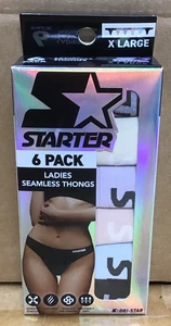 Starter Seamless Thongs Underwear 6 Pack Womens BB5 - Picture 1 of 5