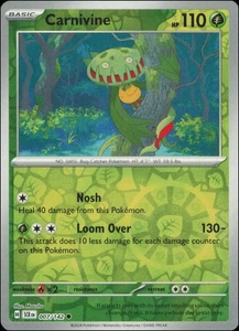 Pokemon - Carnivine #007/142 - SV07: Stellar Crown Reverse Holo - Picture 1 of 2