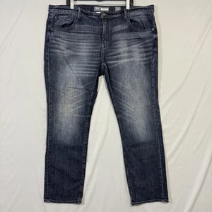 Pantalones de mezclilla BKE Nolan para hombre 42R pierna recta lavado oscuro elásticos estilo clásico - Imagen 1 de 13