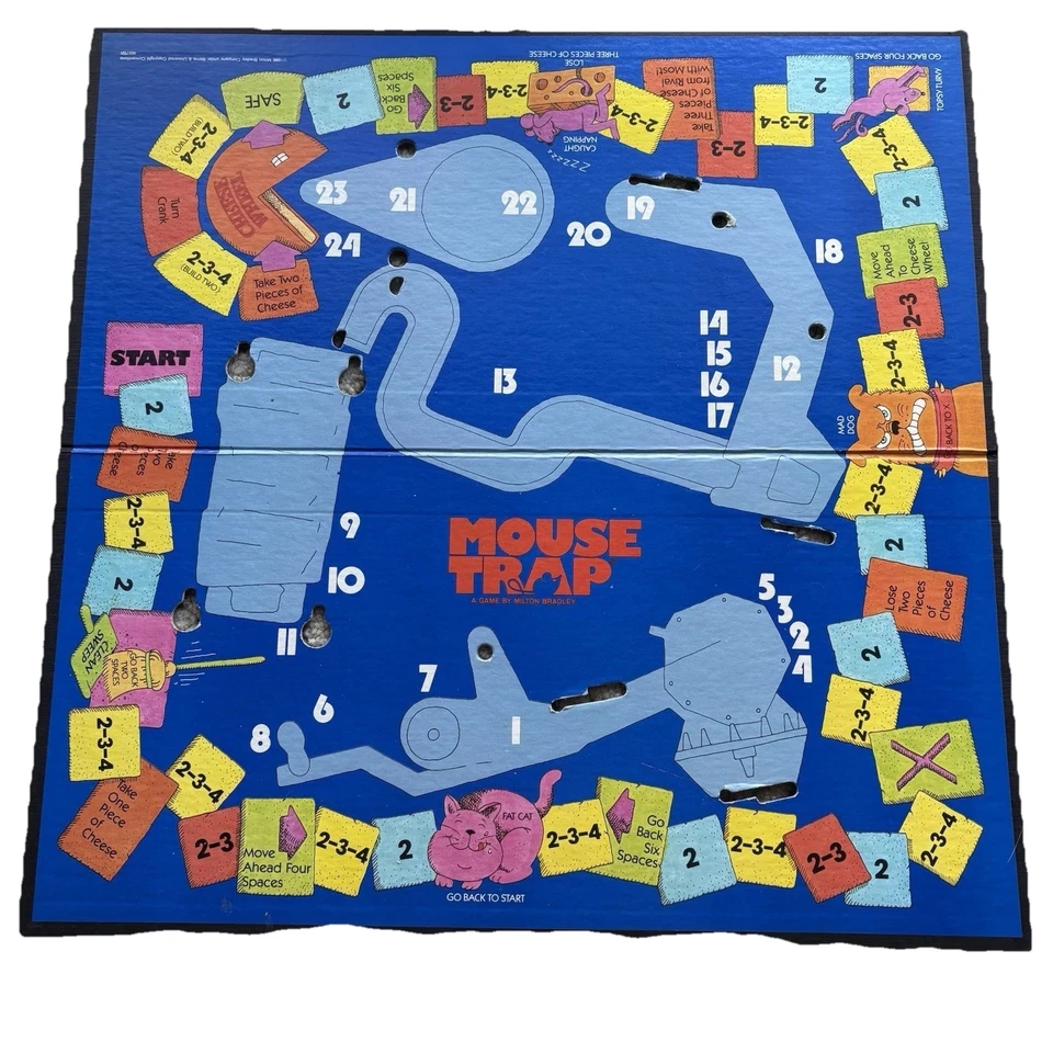 Mouse Trap 1986 tablero de juego Milton Bradly pieza de juego pieza de repuesto Foto 1 de 1