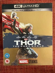 THOR - THE DARK WORLD [4K UHD+BLU-RAY] NEW & SEALED + PHASE 2 SLIPCOVER - Picture 1 of 1