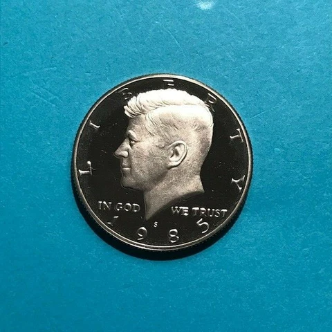 1985 S Kennedy Proof Half Dollar   FREE SHIP Cover