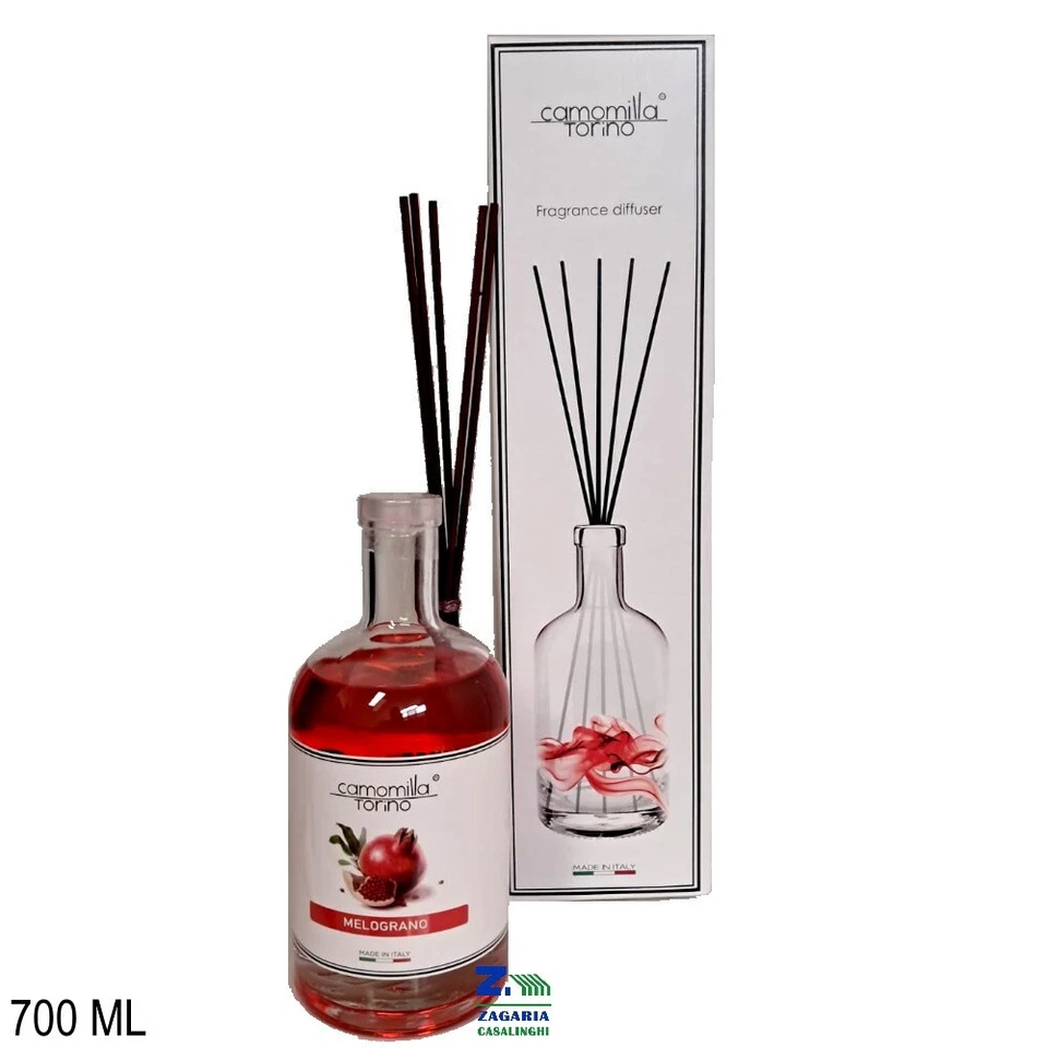 PROFUMO DIFFUSORE PER AMBIENTE 700 ML CON BASTONCINI FRAGRANZA MELOGRANO - Immagine 1 di 1