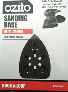 Ozito Detail Palm Grip Sander Replacement Spare Base Pad Suit DSR-2500 DSR-2100 - Picture 1 of 1