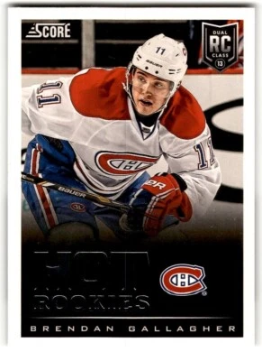 2013-14 Score Brendan Gallagher Rookie #624 Montreal Canadiens - Image 1 of 2