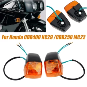 Luz indicadora intermitente intermitente señal de giro delantera trasera para Honda CBR400 NC29 VFR400 NC30 - Imagen 1 de 7
