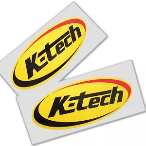 K Tech horquillas suspensión pegatinas moto calcomanías gráficos personalizados x 2 MED - Imagen 1 de 3
