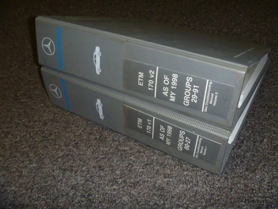 Mercedes Benz SLK230 SLK320 SLK32 AMG 2001-2002 cableado eléctrico diagrama manual Foto 1 de 1