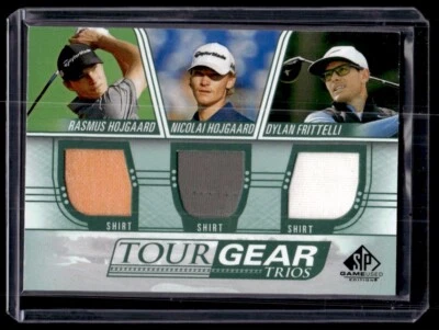 2021 Sp Game Used Golf Tour Gear Trios Rasmus Hojgaard/Nicolai Hojgaard/Dylan - Image 1 of 2
