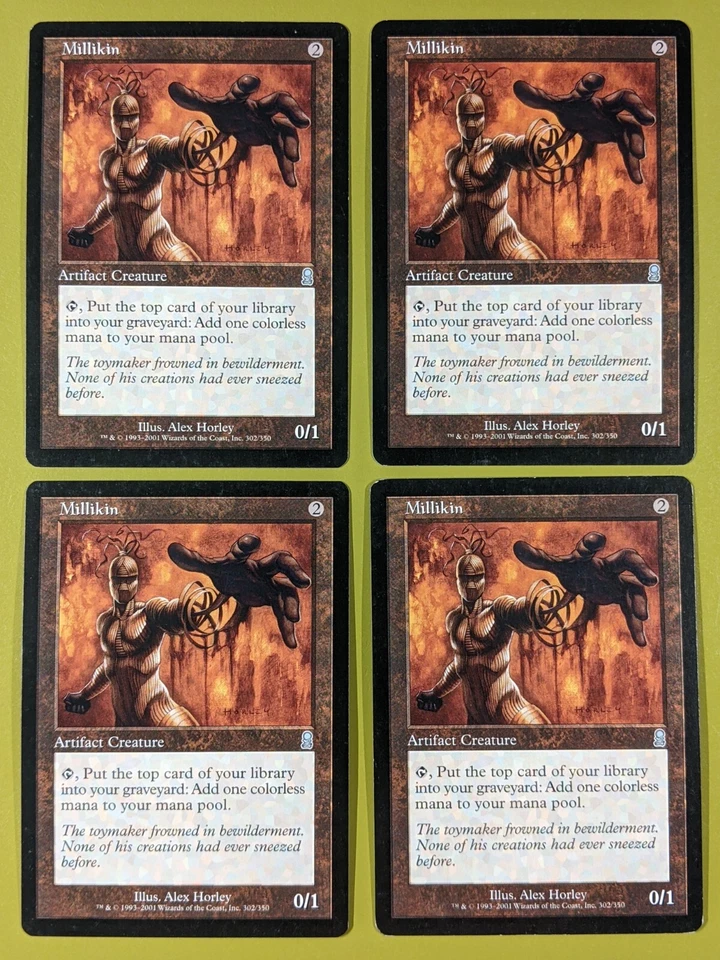 Millikin x4 Odyssey 4x Playset Magic the Gathering MTG - Image 1 of 1