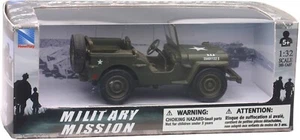 New Ray - 1:32 Scale Military Mission Jeep Willys Army Green (BBNR54133JW) - Picture 1 of 3