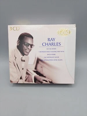 Ray Charles This is Gold 3-CD Box Set 2004 45 Songs Classic Blues R&B Music - Image 1 of 4