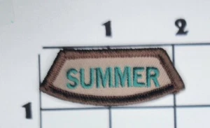 Summer Patch 2" Embroidered Iron ON Costume Cosplay Upcycle - Picture 1 of 1