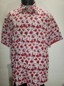 BUGATCHI Mens 2XL XXL 100% Linen Button-up shirt Combine ship Discount - Picture 1 of 2