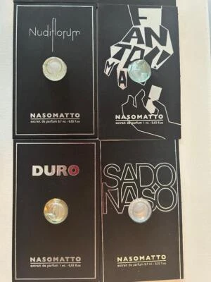 Nasomatto Fragrance Sample Bubble .7 ml/.02 fl oz You Choose! Buy more and save - Image 1 of 2