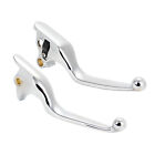 Clutch Brake Chrome Levers For Harley Softail Heritage Classic Fat Boy 2015-2023
