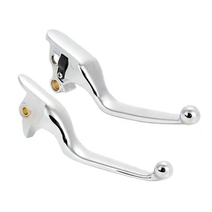 Palancas de freno de embrague cromadas para Harley Softail Heritage Classic Fat Boy 2015-2023 - Imagen 1 de 8