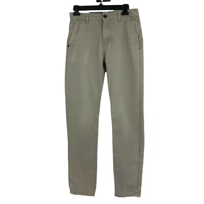 Jeans masculino Zoo York cinza claro 1% elastano 9996 tamanho 26 slim fit - Imagem 1 de 4