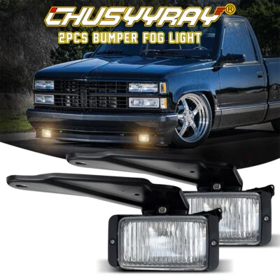 1Pair Front Driving Fog Lights Fog Lamps for 1988-1999 Chevrolet GMC C1500 K1500 - Image 1 of 4