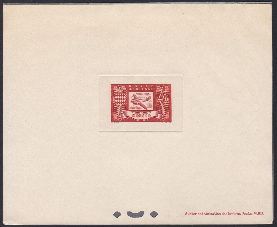 Monaco ScC10 Plane, Douglas DC-3, Coat of Arms, Deluxe Proof - Image 1 of 1